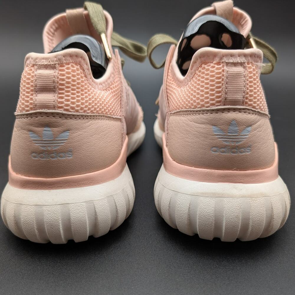 Adidas Tubular Shoes Womens 8 M Blush Pink Athletic Sneakers BA7379 Running - Picture 4 of 12
